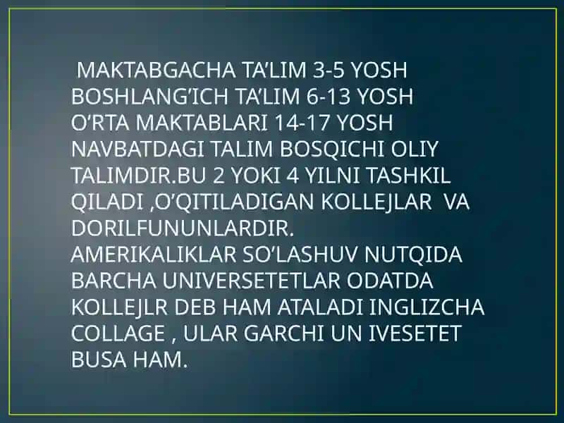 IQTISODIY RIVOJLANGAN DAVLATLARDA TALIM TIZIMI 4