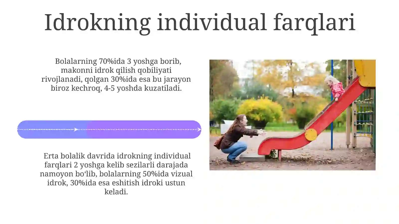 Ilk bolalik davridan idrok qilish 4