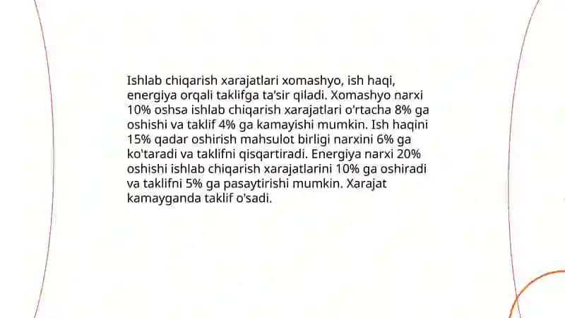 Taklifga taʼsir qiluvchi omillar 4
