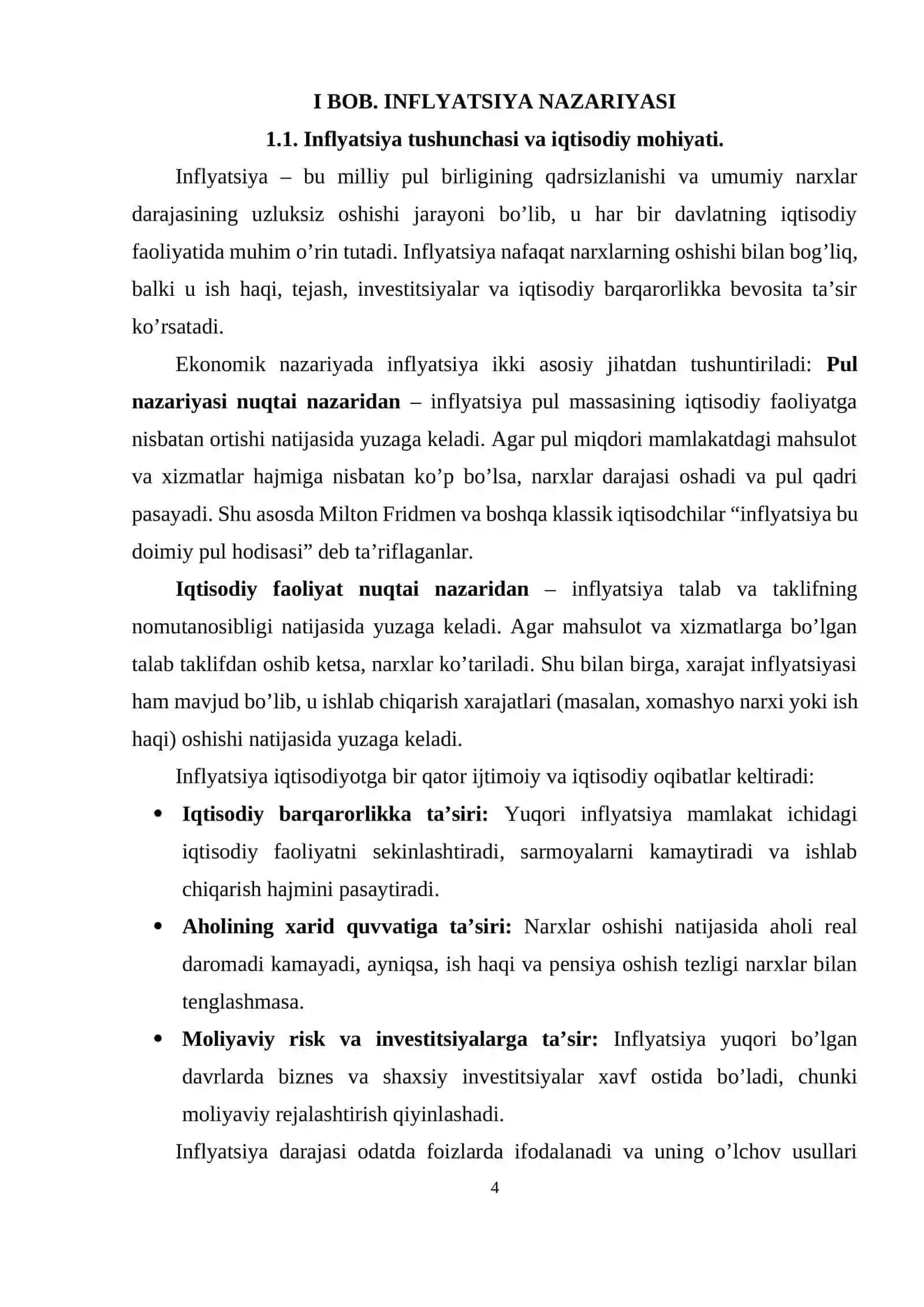 INFLYATSIYA VA AKSILINFLYATSIYA 4