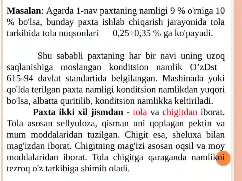 Nampaxtani quritish jarayoni 4