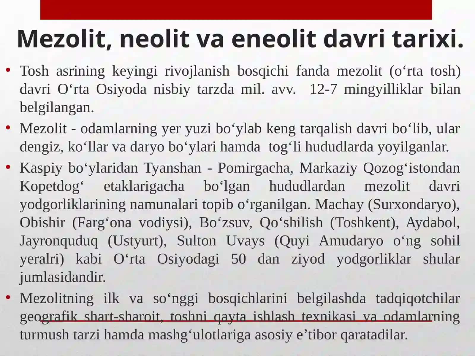 Ma'ruzalar (O‘zbekiston tarixining engqadimgidavri) 4