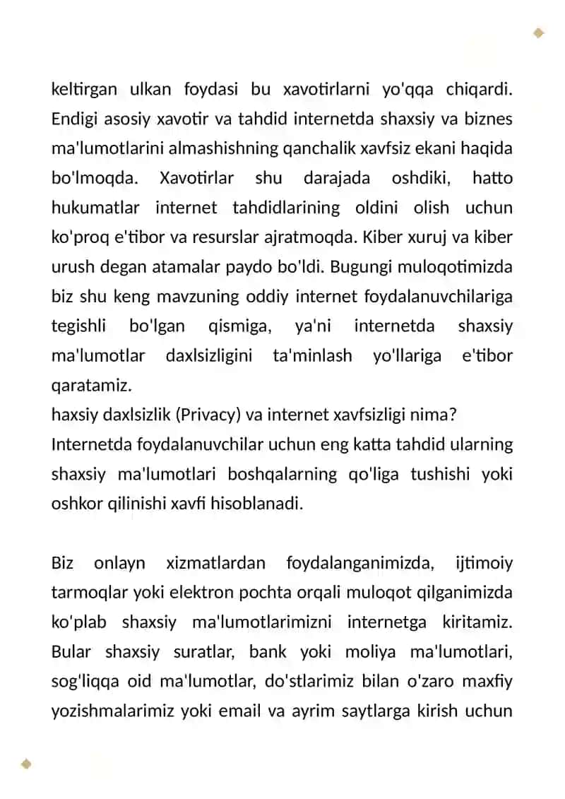 Internetdan xavfsiz foydalanish yo‘llari 4