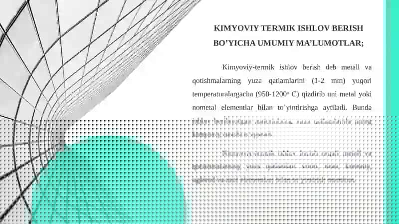 Termik ishlov berish 4