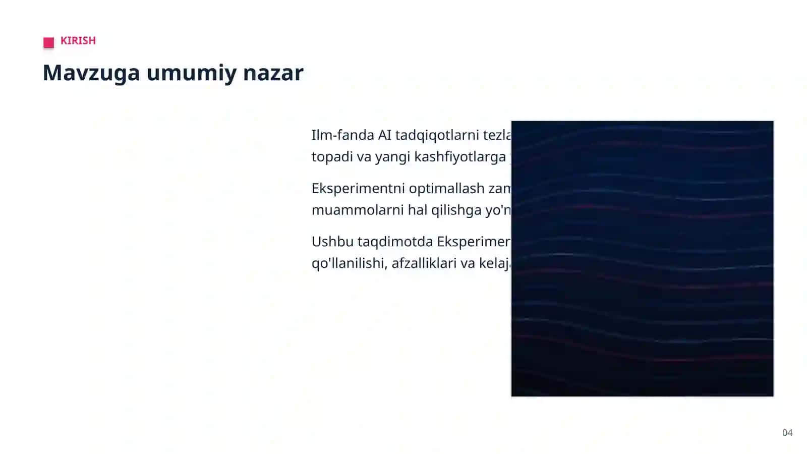 Sun'iy intellekt bo'yicha professional taqdimot 4