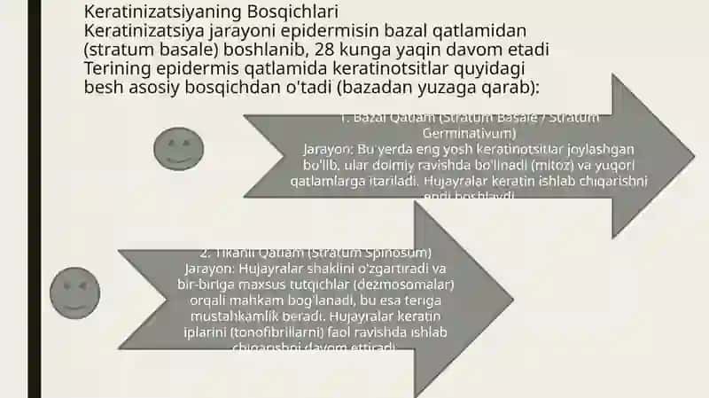 Keratinizatsiya jarayonlari haqida 4