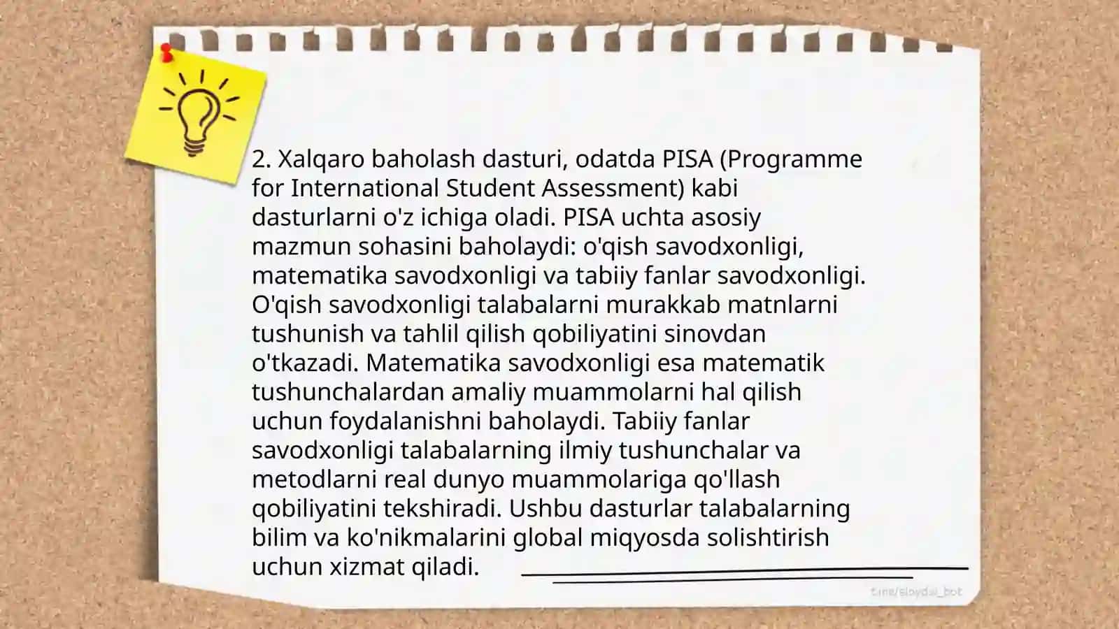 Xalqaro baholash dasturi 4