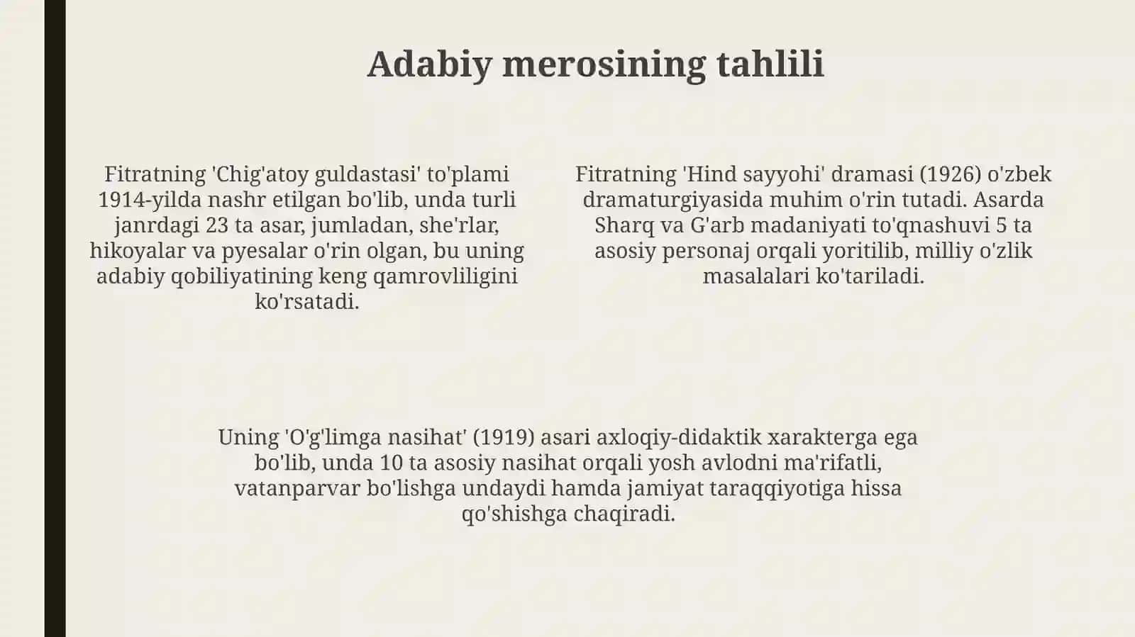 Abdurauf Fitratning ijodiy merosi 4