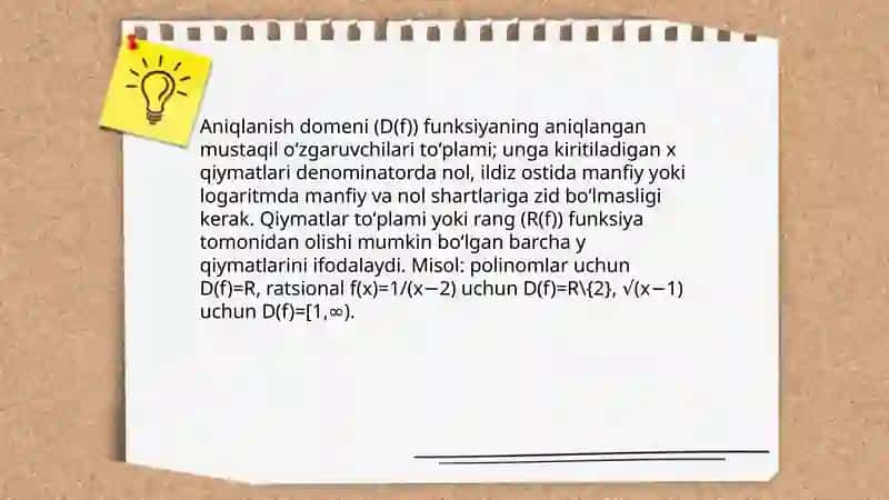 Matematik funksiyalar bilan iahlash 4