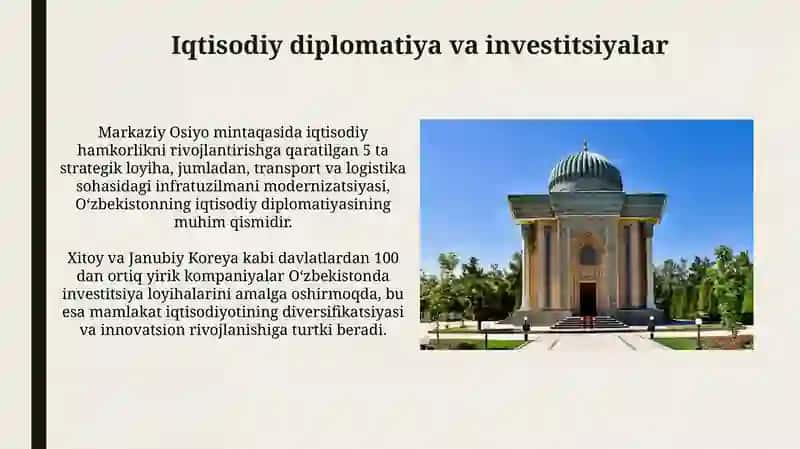 Oʻzbekistonning Tashqi Siyosatining Asosiy Tamoyillari 4