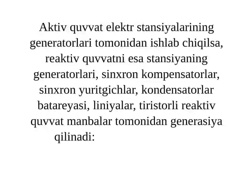 Reaktiv quvvatni kompensatsiyalash 4