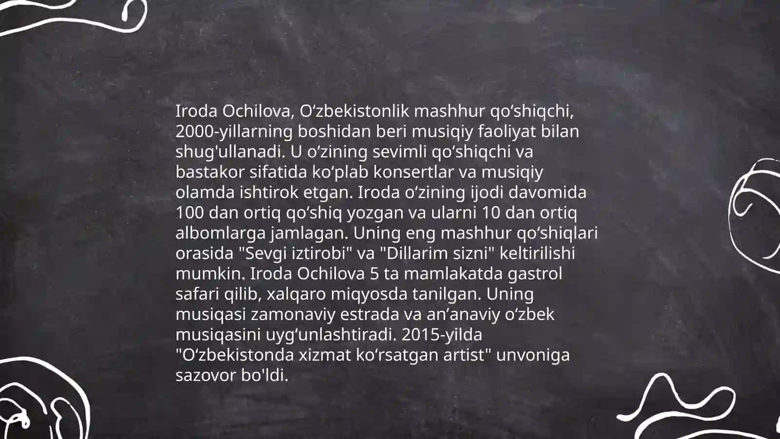 Iroda Ochilovaning shaxsiy hayoti 4