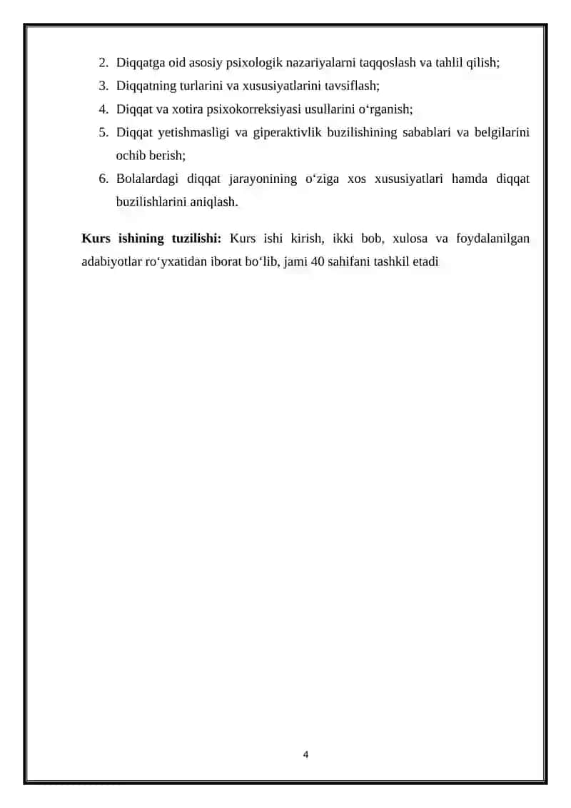 DIQQAT HAQIDA UMUMIY TASAVVURLAR 4