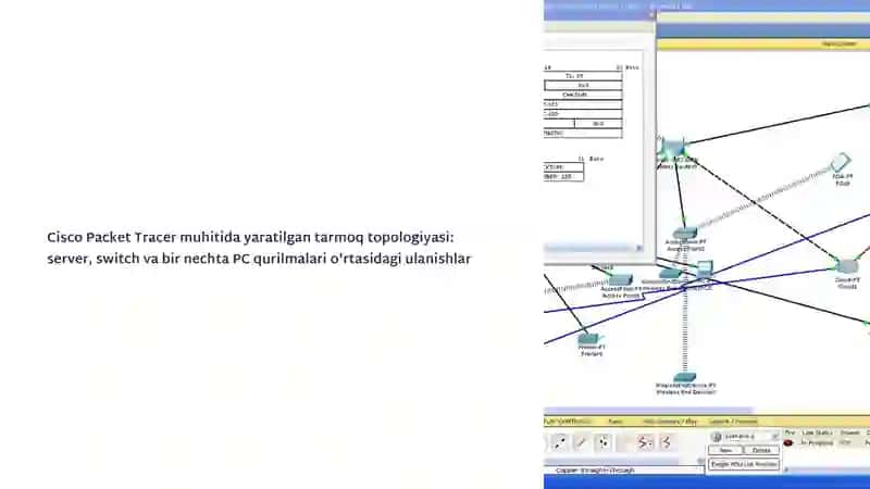 Cisco Packet Tracer'da Ko'p Xizmatli Server Sozlash 4