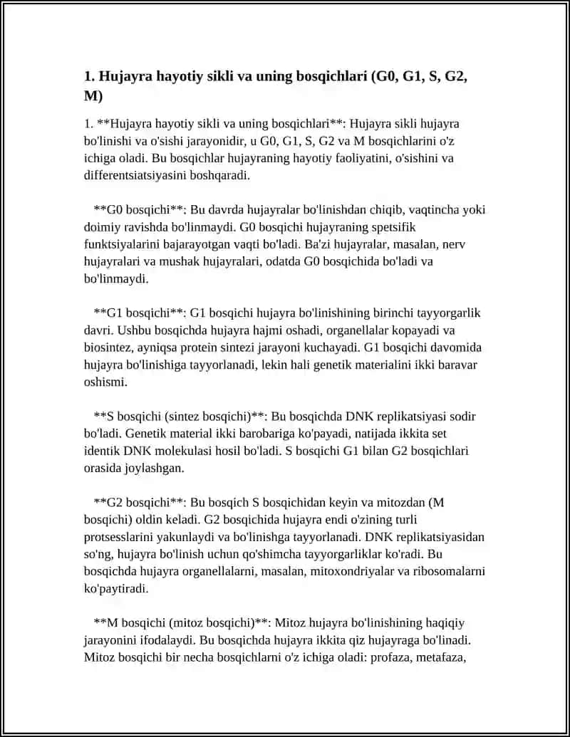 HUJAYRANING MITOTIK VA HAYOTIY SIKLI 4