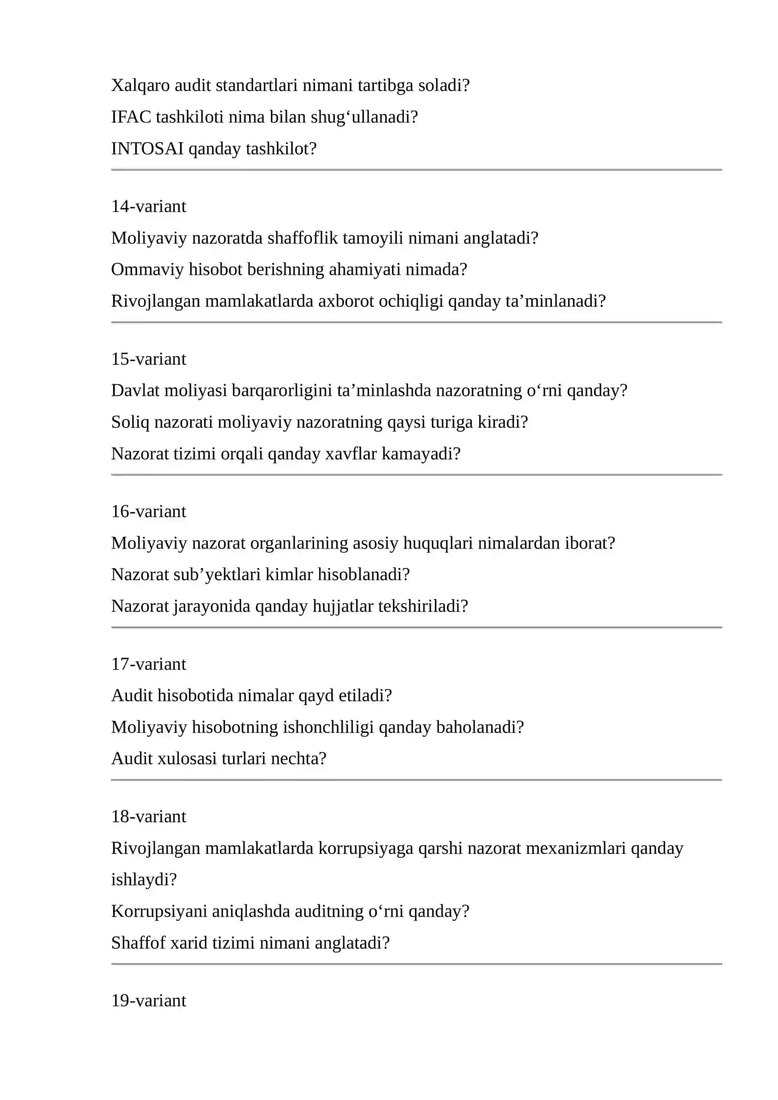 Rivojlаngаn mаmlаkаtlаrdа moliyaviy nаzorаt 4