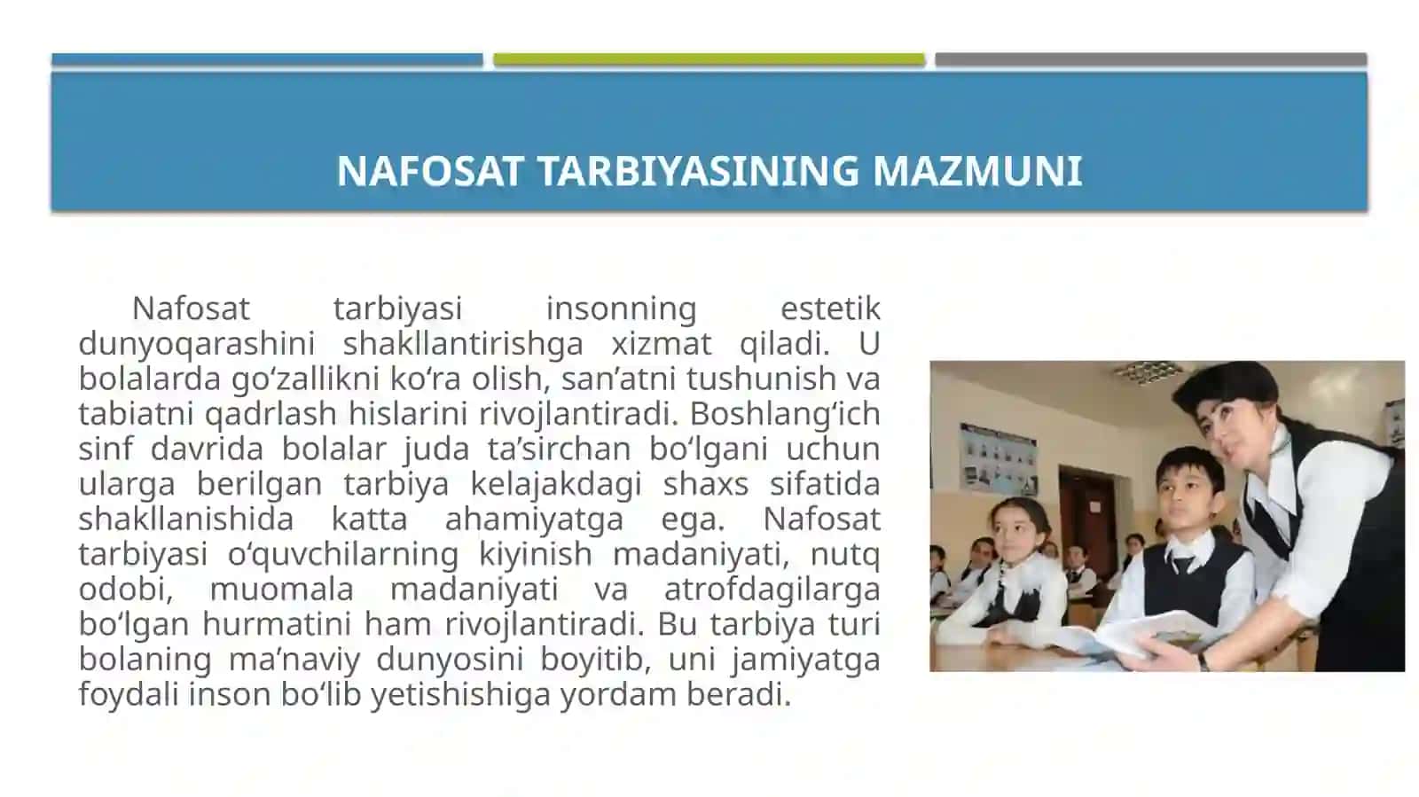 Boshlang'ich sinf o'quvchilariga nafosat tarbiyasini berishda pedagogik etika 4
