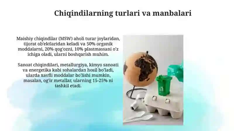 Chiqindi muammosi 4