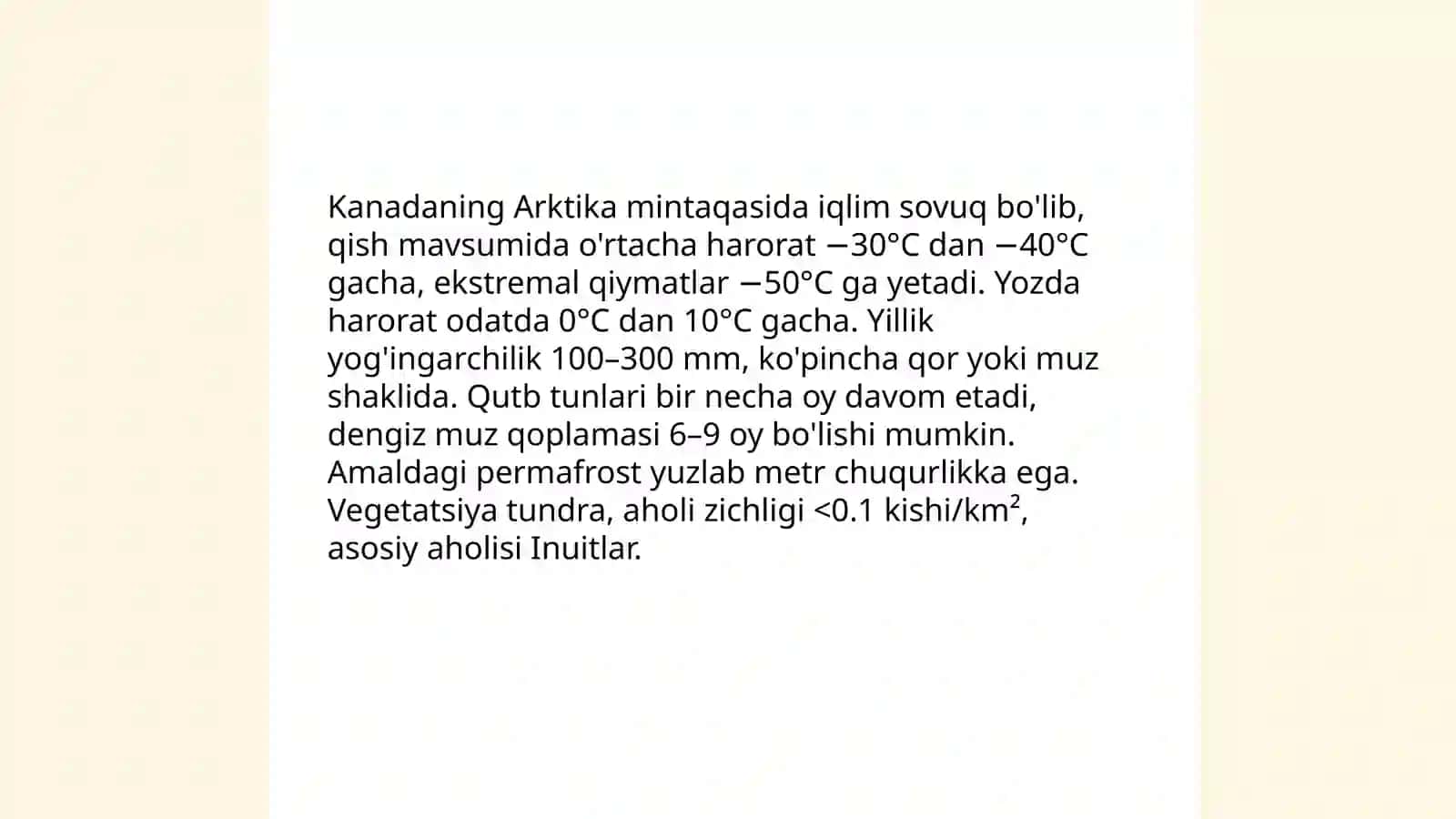 Kanada iqlimi xaqida 4