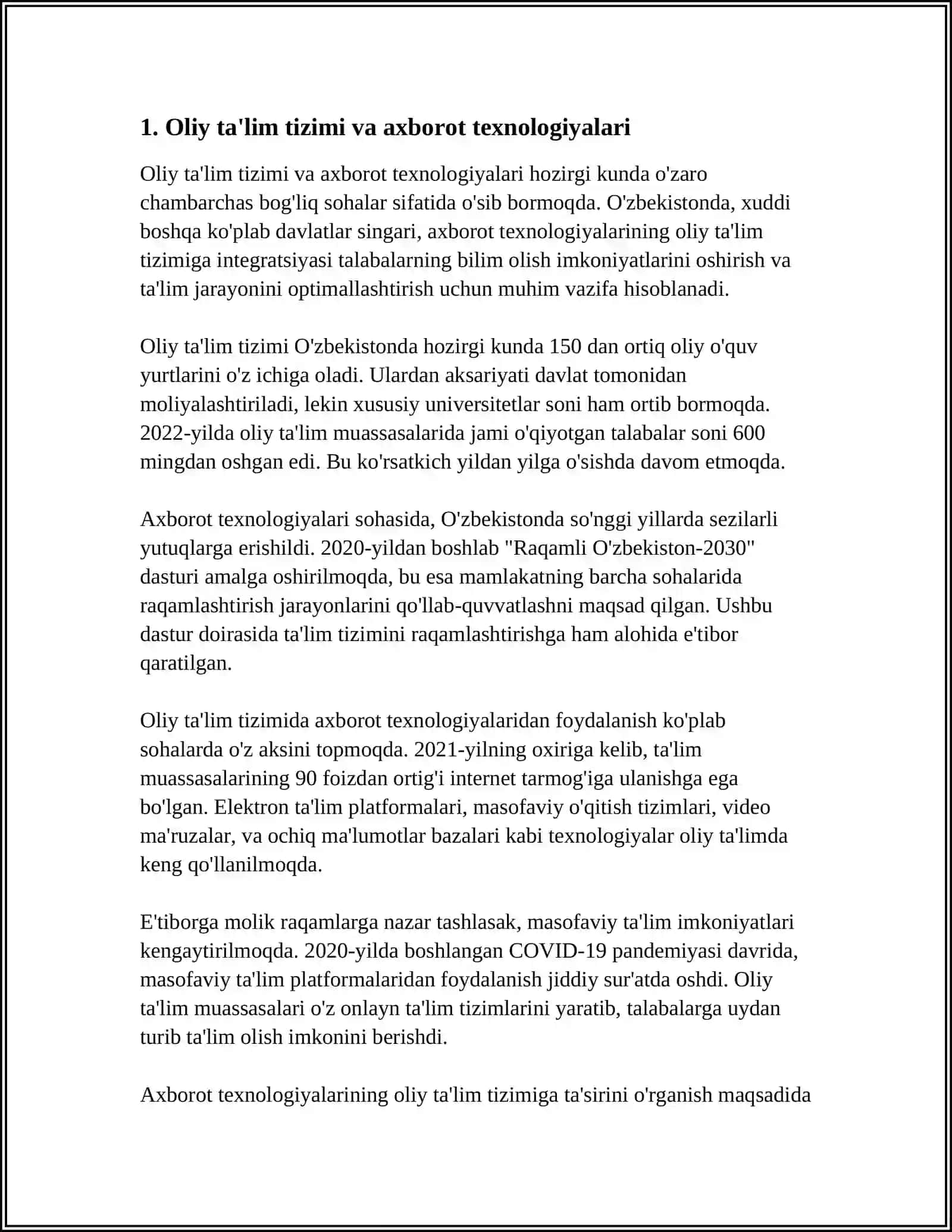 QARSHI AXBOROT TEXNOLOGIYALARI UNIVERSITETI IJTIMOIY FANLAR FAKULTETI 4