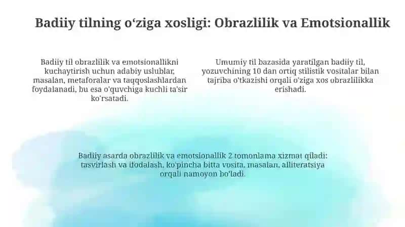 Adabiy tasvir va ifoda vositalari 4