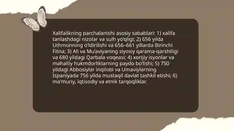 Islom oqimlari va yo'nalishlarining paydo bo'lishi sabablari 4