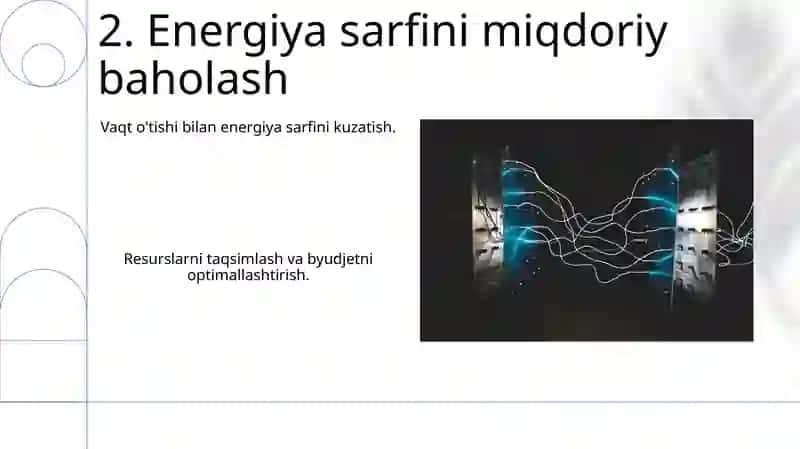 Energiya istemolini hisobga olishning maqsadlari 4