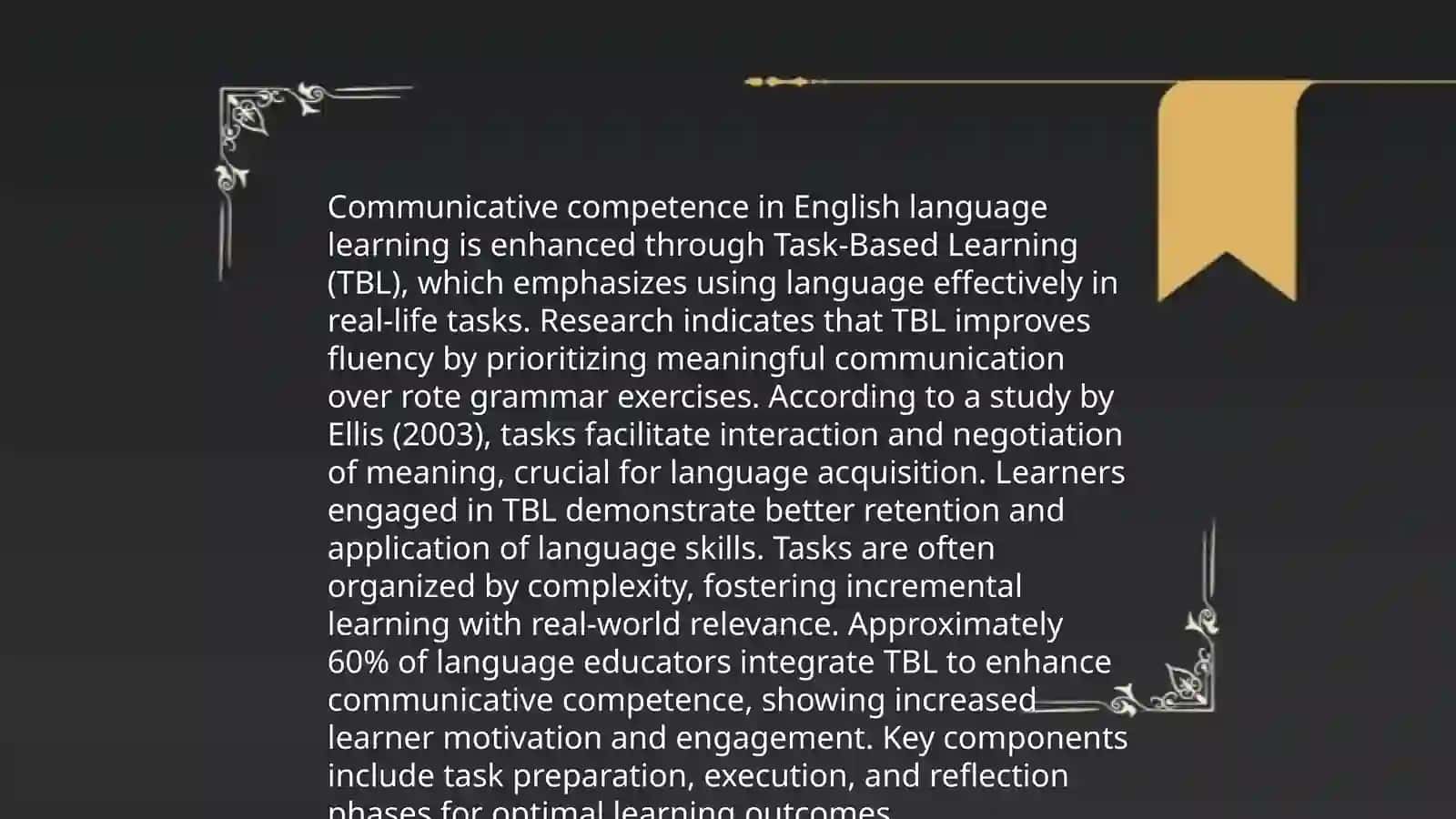 Task-based language learning in intensive context 4