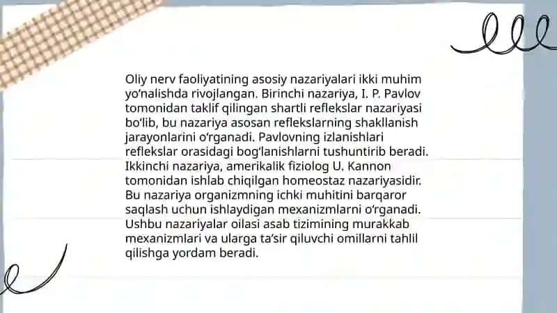 Oliy nerv faoliyati tiplari 4