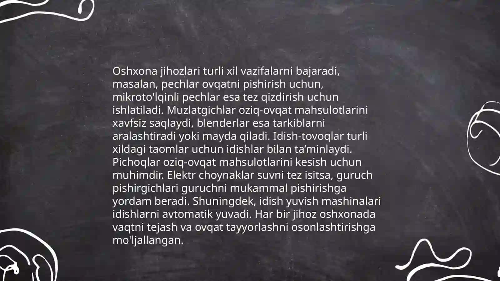 Xonadon tarkibi jihozlari va ularning elementlari 4