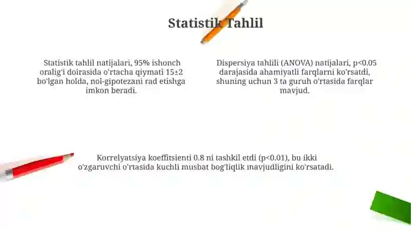 Dastlabki tajriba natijalariga ishlov berish 4