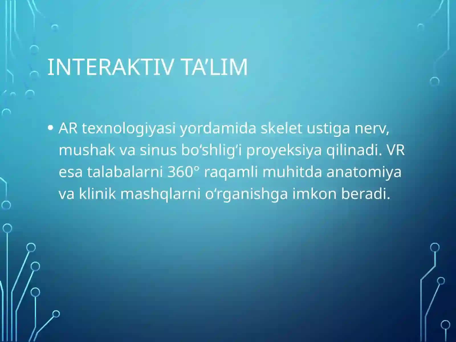 Stomatologiyada 3D Modellashtirish AR/VR Tadqiqotlar 4