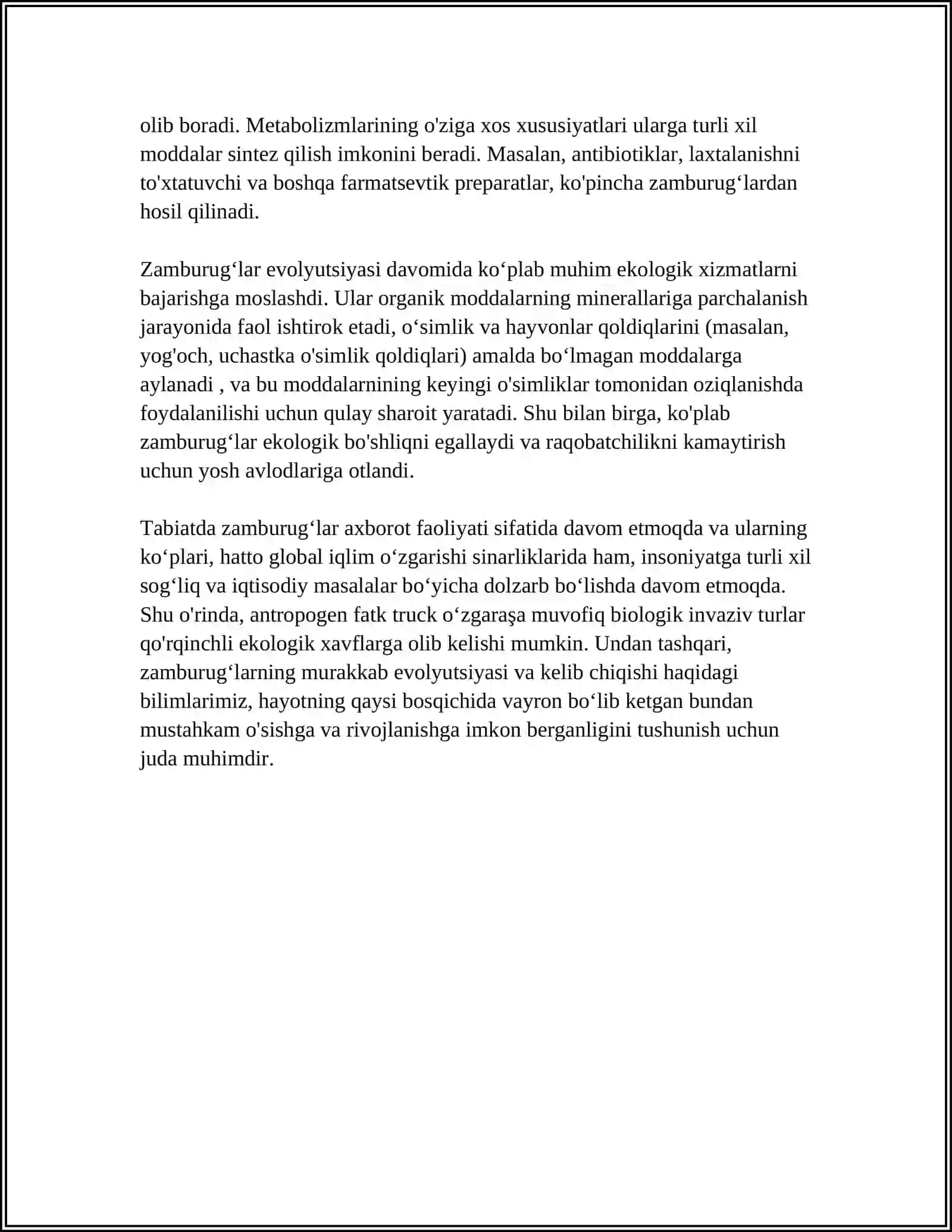 ZAMBURUGʻLAR HAQIDA 4