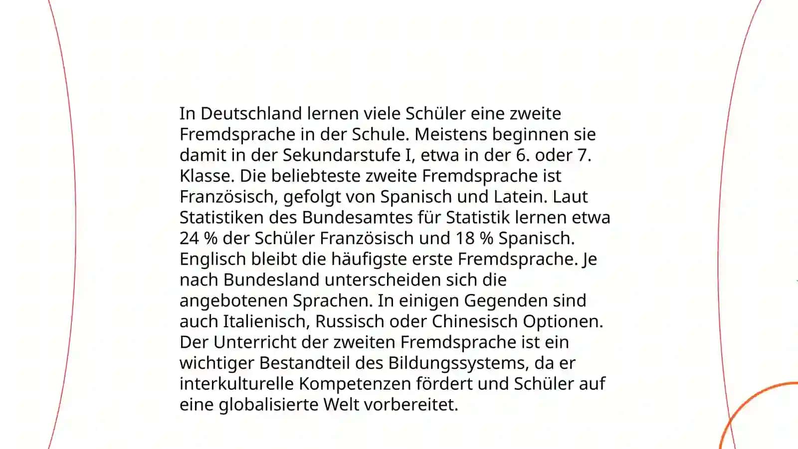 Einfache Informationen über Länder und Sprachen verstehen. Nomen: Plural; 4