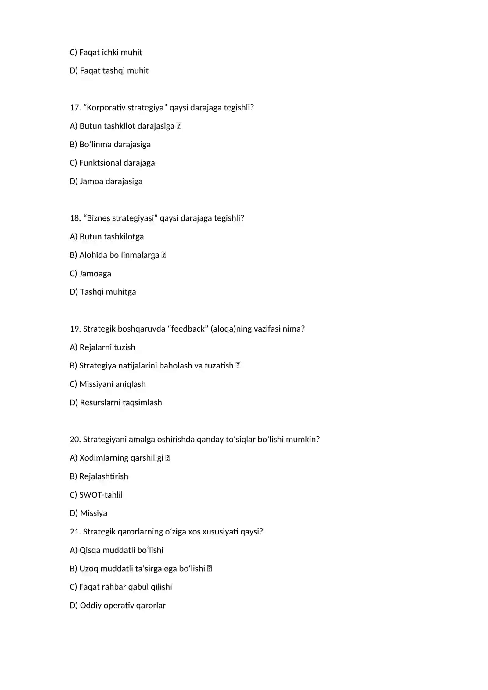 Strategik boshqaruv 4