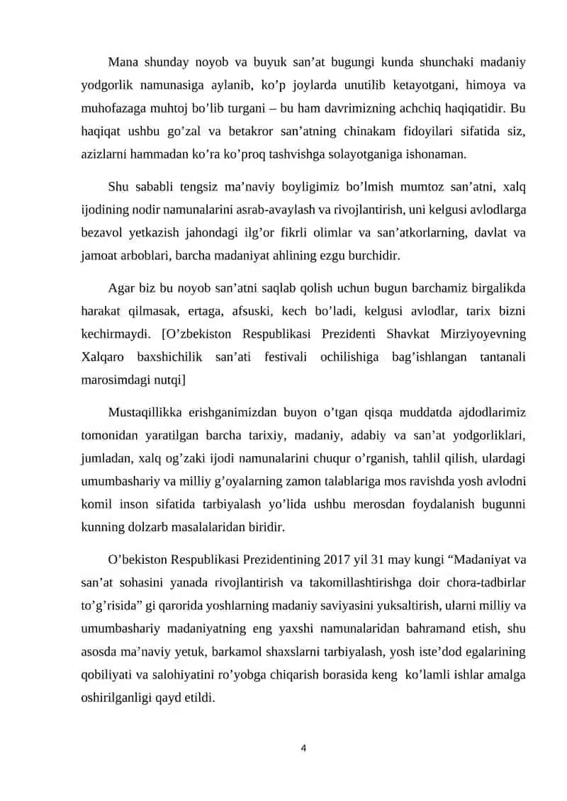 O’zbek Xalqining Shakllanishi Davrida Musiqiy Madaniyat 4