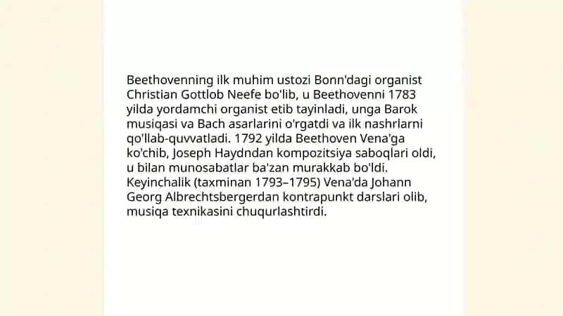 Ludvig van betxoven xayoti va ijodi 4