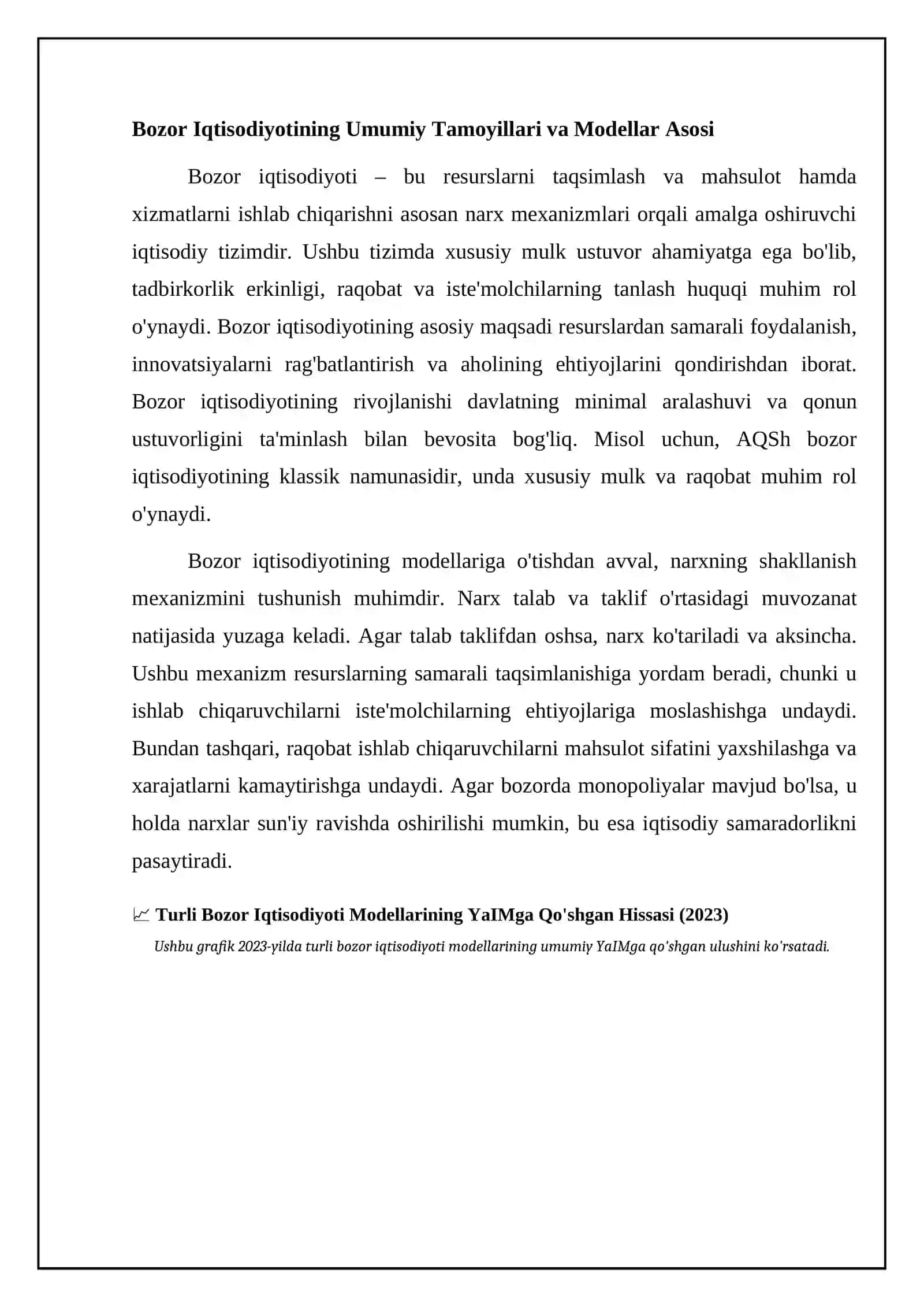 Bozor iqtisodiyoti modellari 4