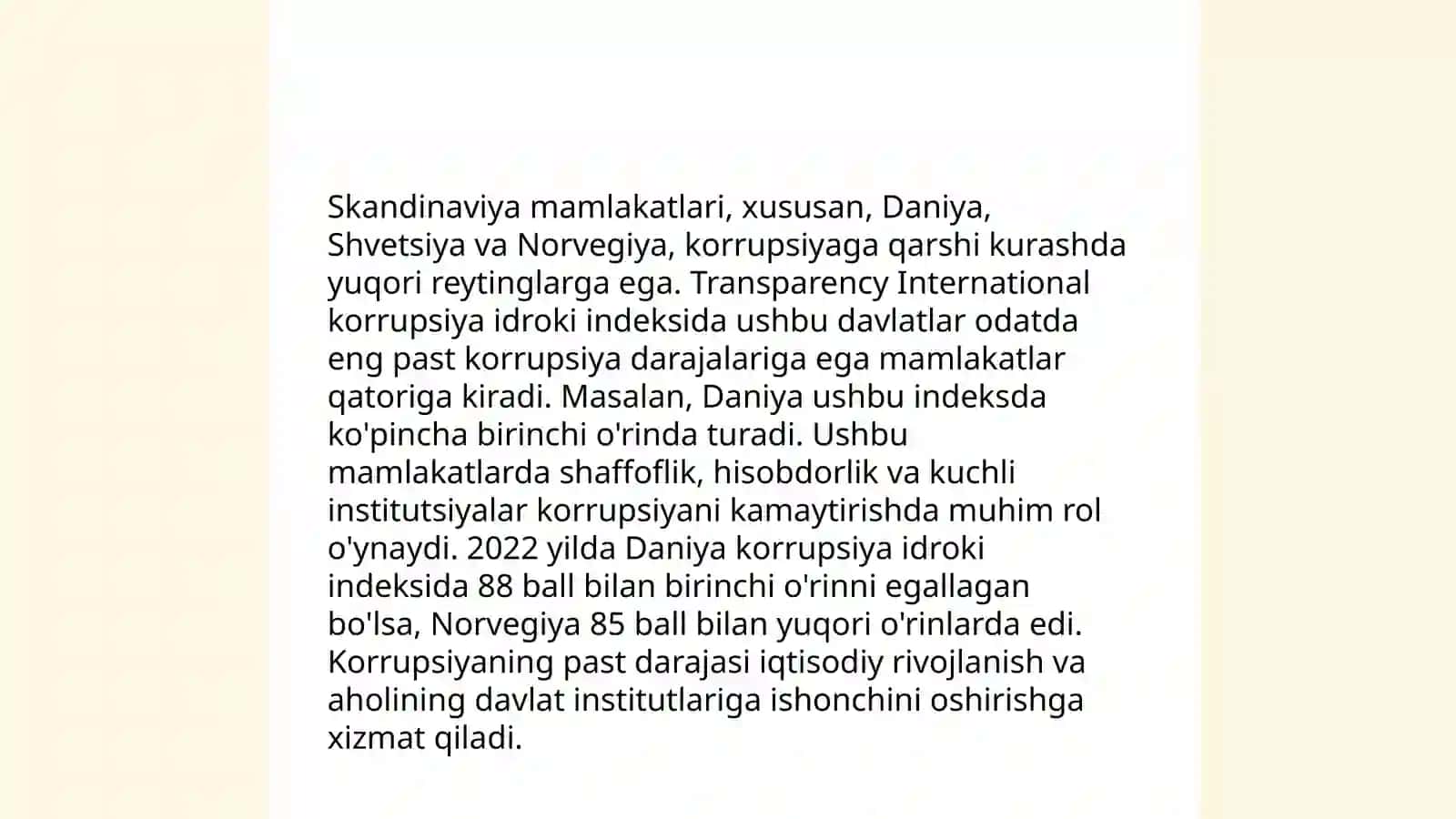 Korrupsiyaga qarshi kurashishni jahon tajribasi 4