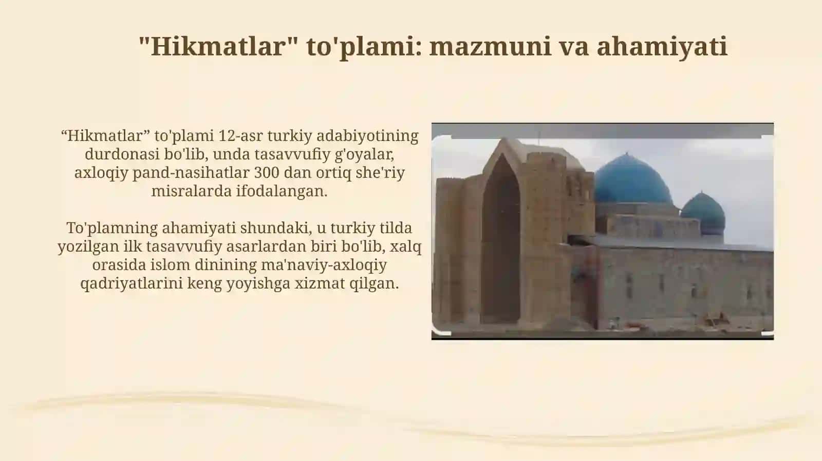 Ahmad Yassaviyijodiymerosi 4