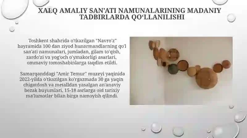 Madaniy turizm va xalq hunarmandchiligi 4