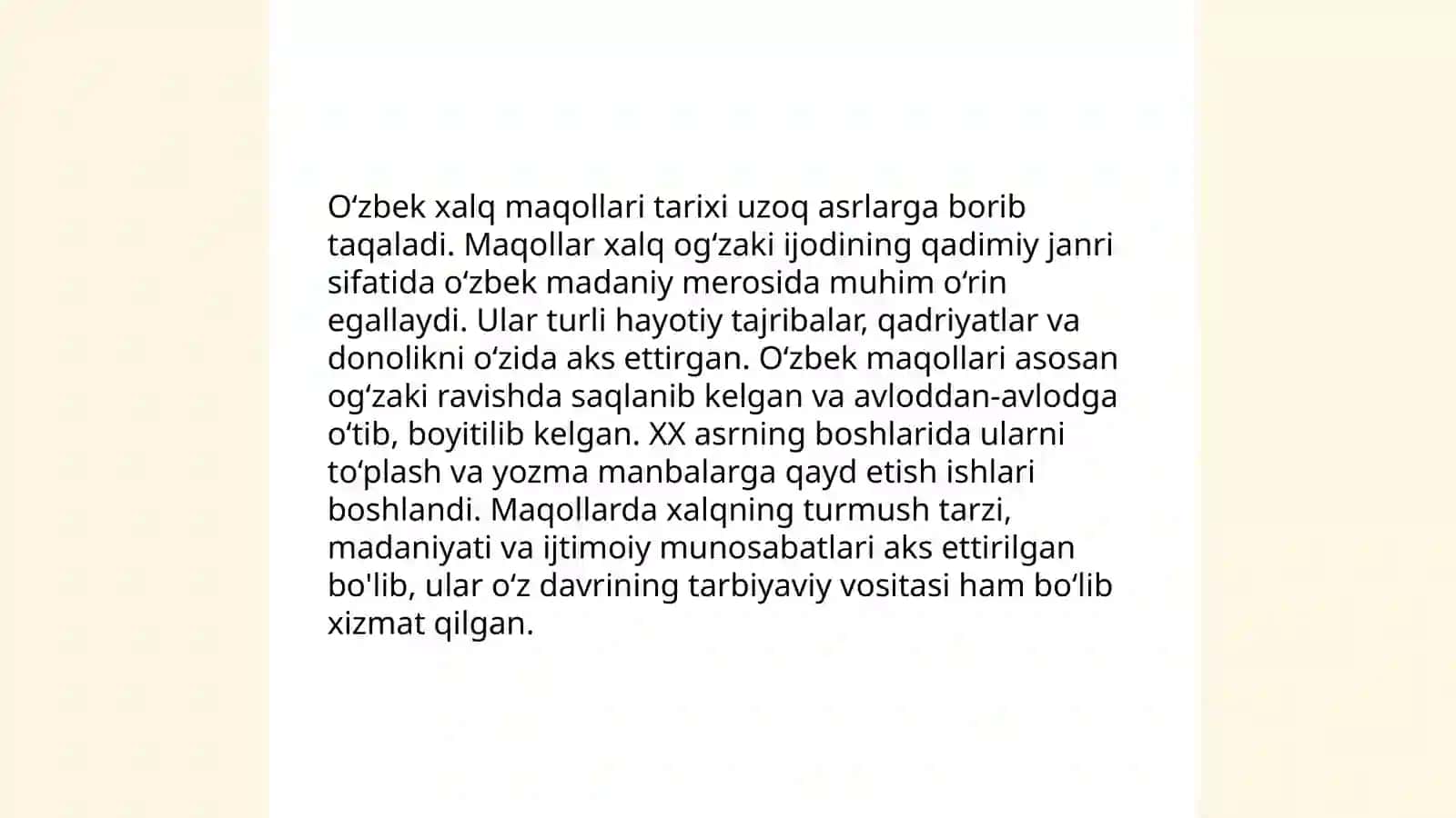 Xalq maqollari va topishmoqlar 4