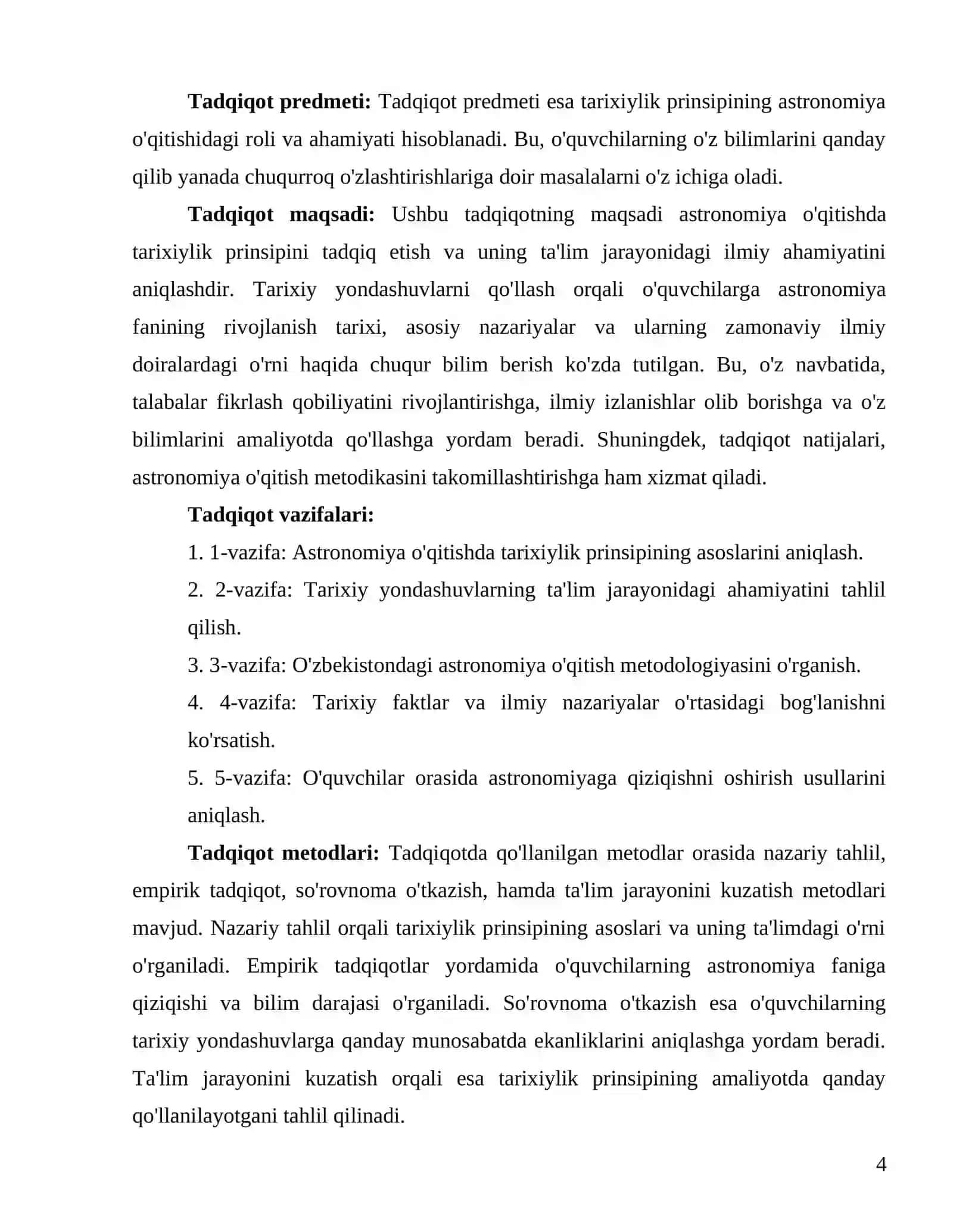 Astranomiya oʻqitishda tarixiylik prinsipi 4