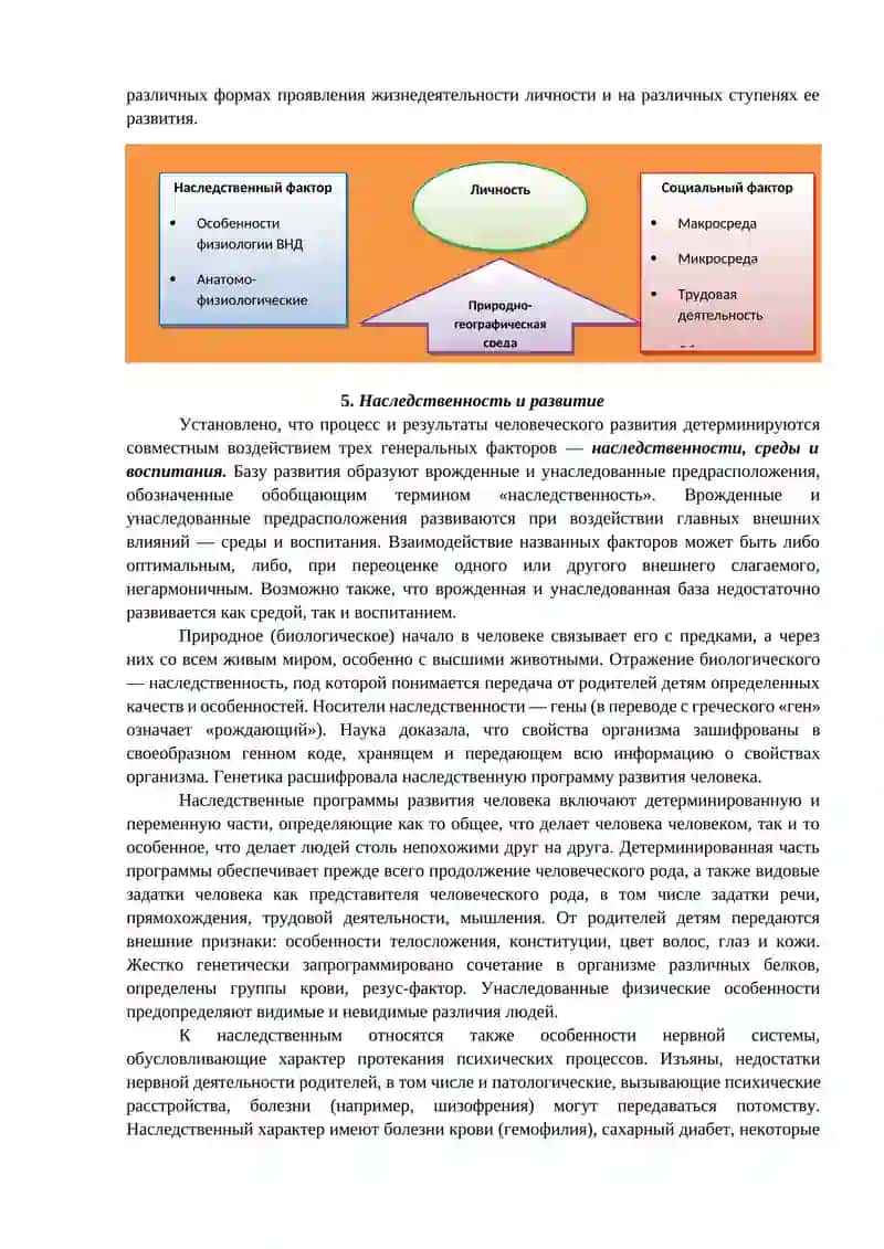 Развитие, воспитание и социализация личности 4