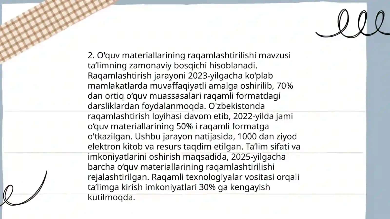 Nokasbiy media ta'lim xususiyatlari 4
