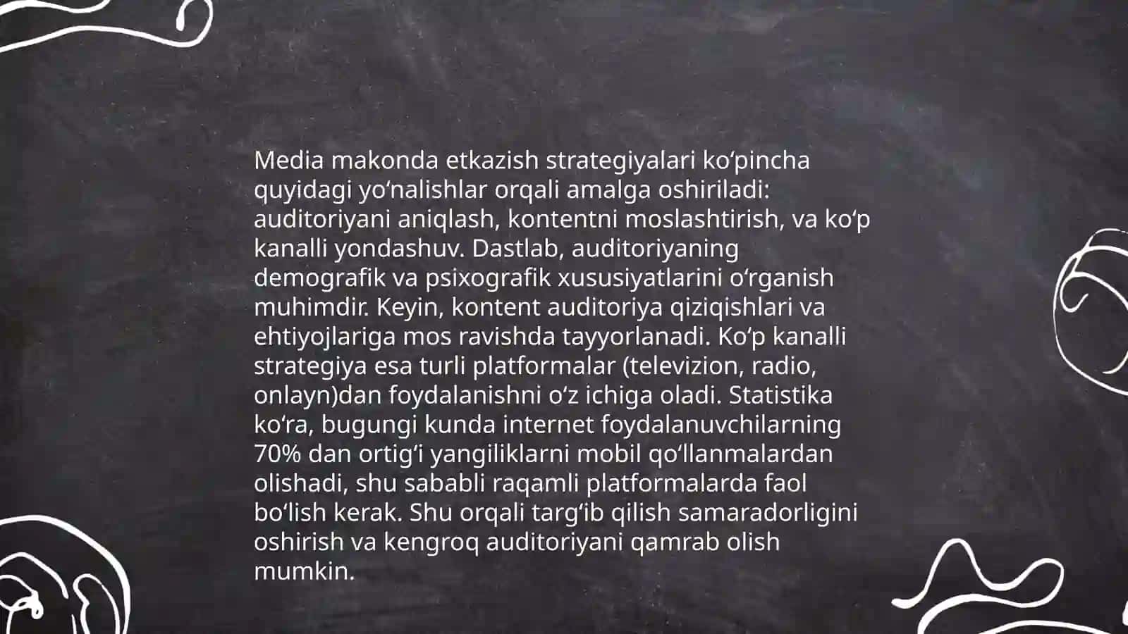 Media makonda taqdimotni taqdim etish 4