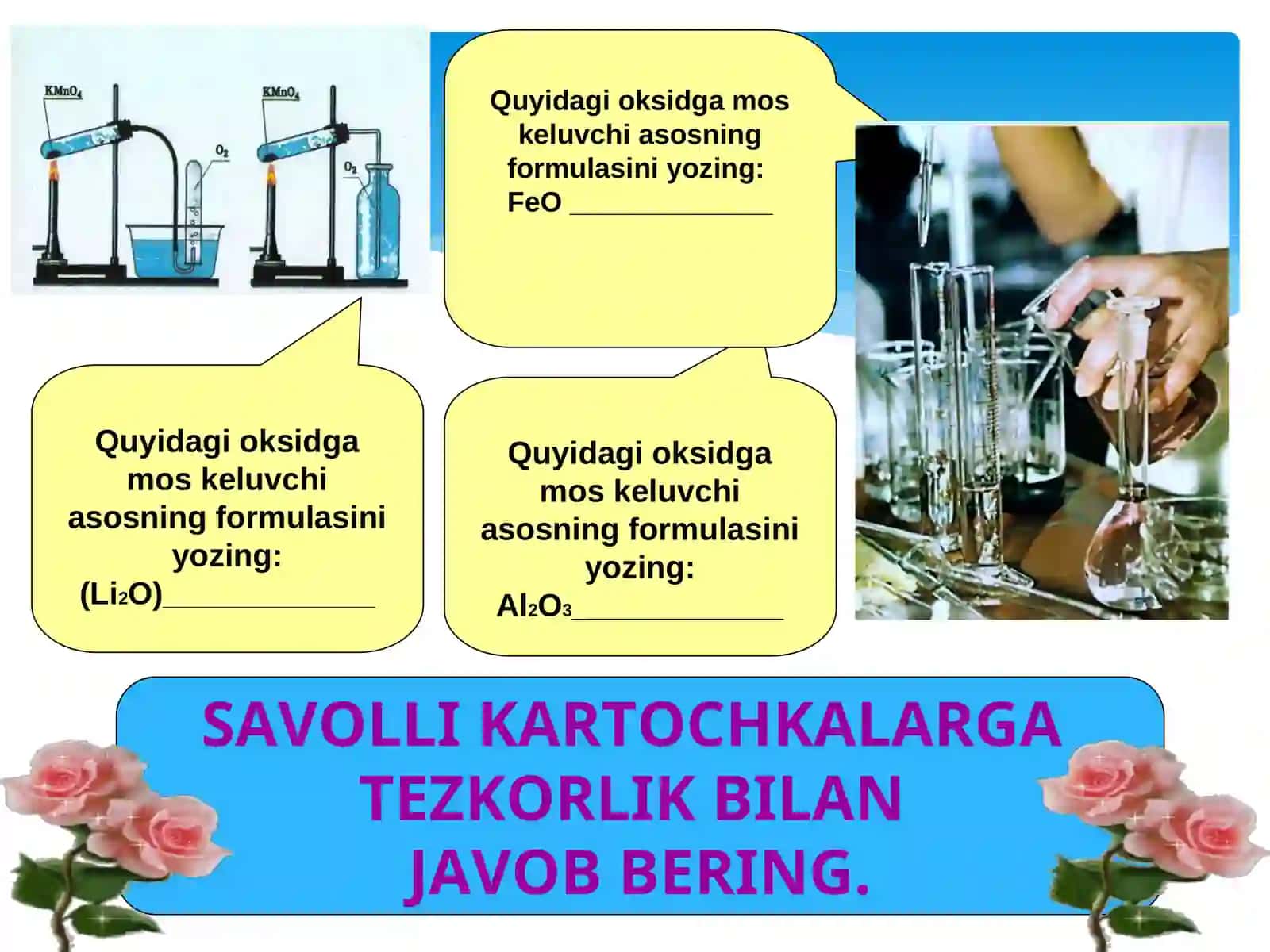Asoslarning olinishi va xossalari 4