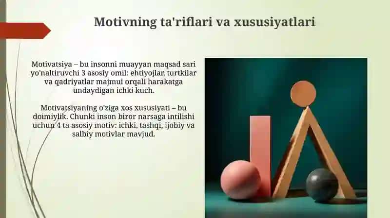 Motiv tushunchasi 4