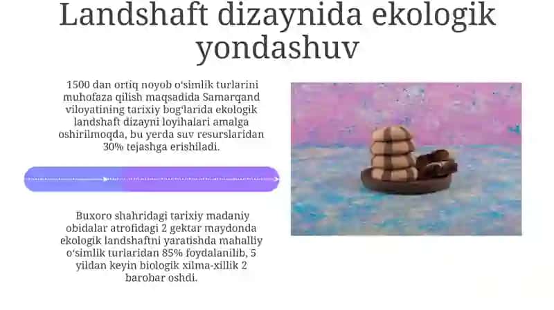 Madaniy me’ros obyektlarining landshaft dizayni 4