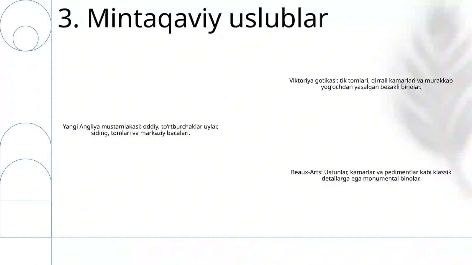 Arxitektura davrlari 4
